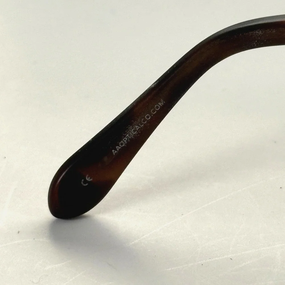 A&A OPTICAL‎ Cremieux Eyeglasses Frame Only 51-18-140 Wood/Plastic Brown